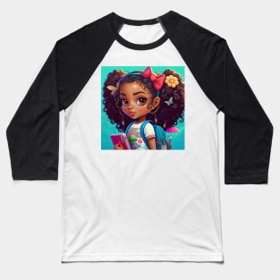 Chibi Latina Baseball T-Shirt